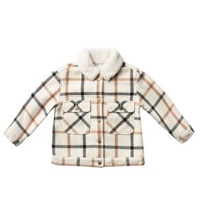 Rylee & Cru Julian Jacket Natural Plaid